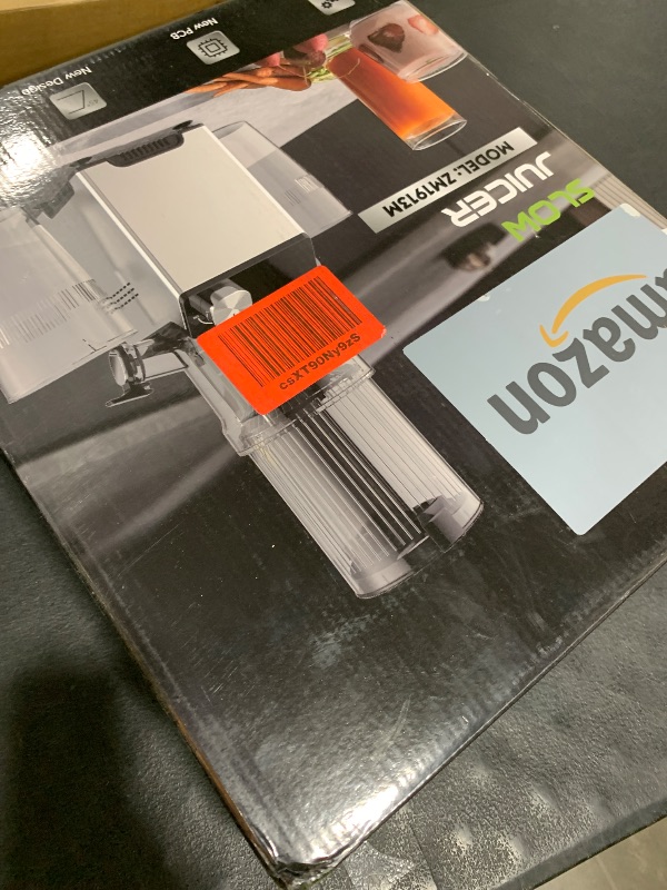 Photo 1 of WHUTO Cold Press Juicer, Juicer Machines with 4.35'' Wide Feed Chute, Stainless Steel Masticating Juicers Easy to Clean, Ergonomic Operational Panel Design, High Juice Yield, Platinum Color Knob