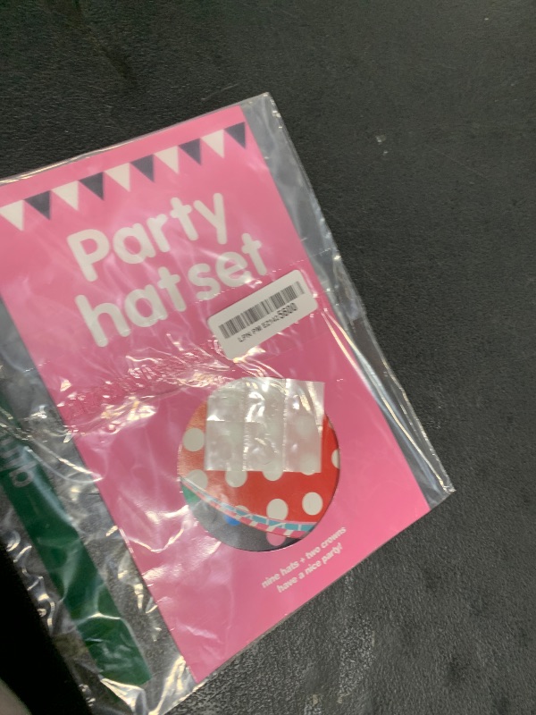 Photo 1 of Vesil Mini Kids Birthday Party Hats, Assorted, DIY Assembly Required