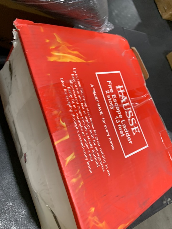 Photo 1 of Hausse Retractable 2 Story Fire Escape Ladder, 13 Feet