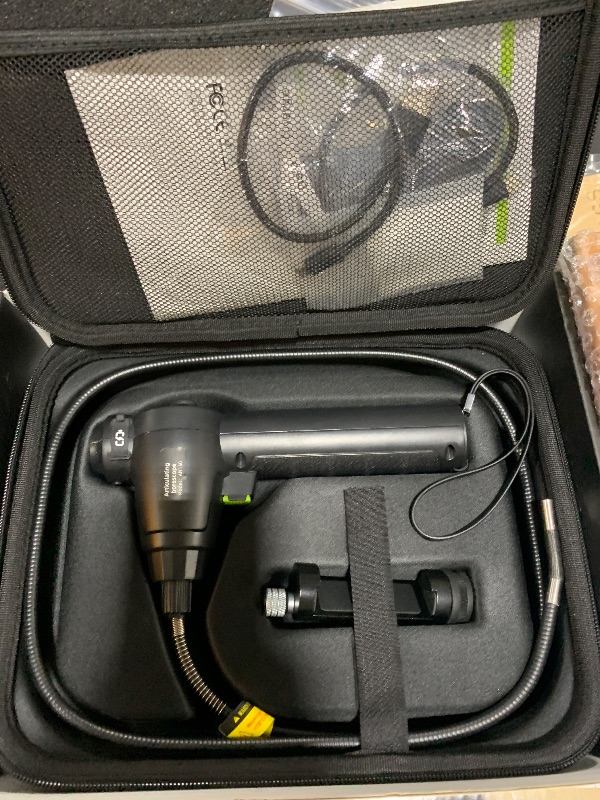 Photo 1 of Anykit 360° 4 Ways Articulating Borescope, Industrial Endoscope with 0.26 in Articulated Snake Camera, Inspection Camera with 6 Adjustable LED Lights Compatible with Phone and Android - 3.3 FT