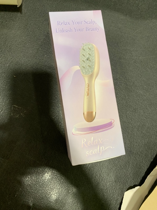 Photo 1 of 2025 New Upgraded Rechargeable 3-in-1 Scalp Massager Nano Mist Hair Oil Applicator Brush with Cooling Vibration & Hydrating Design | Effortless Detangling, Soothing Relaxation for All Hair Types