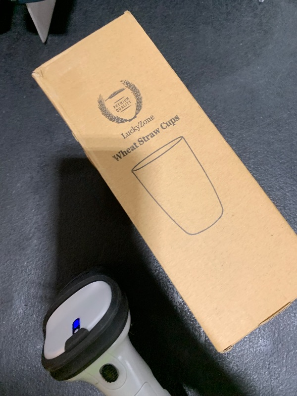 Photo 1 of LuckyZone Wheat Straw Reusable Cup (12 oz) - Unbreakable Drinking Glasses Sets of 4 - Dishwasher Safe Tumbler - Lightweight, BPA Free and Eco friendly (4Pcs/Gray Series)