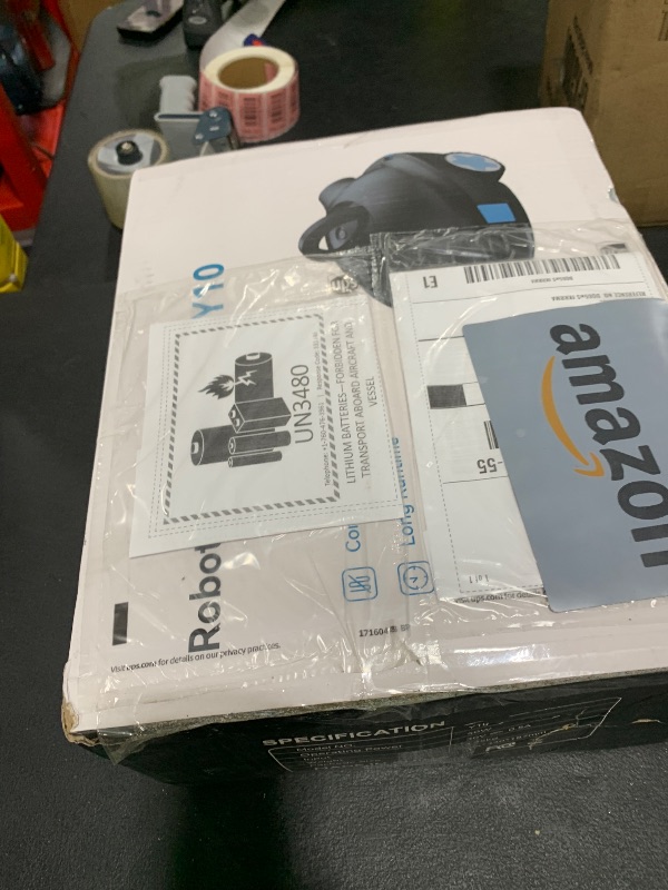 Photo 1 of OUCAXIA Y10 Cordless Robotic Pool Cleaner Automatic Vacuum - 90 Mins Runtime, Powerful Suction, Self-Parking, Lightweight for Above/Inground Pools Up to 65ft/1100 Sq.Ft (Black)