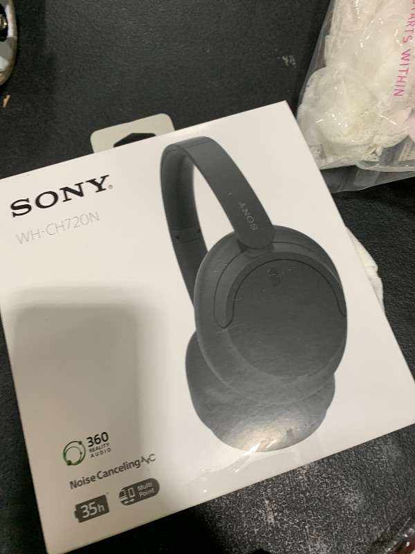 Photo 1 of Sony WH-CH720N Noise Canceling Wireless Headphones Bluetooth Over The Ear Headset with Microphone and Alexa Built-in, Black New