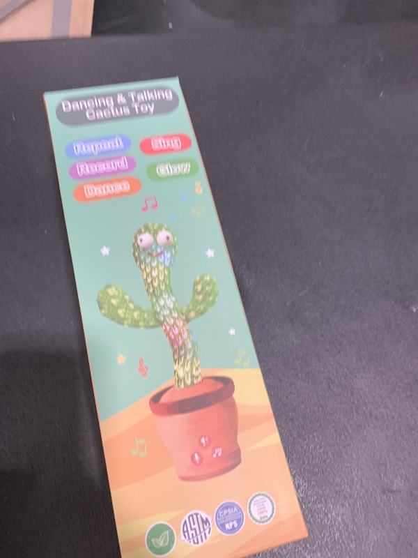 Photo 1 of ROYPOUTA Talking Dancing Cactus Plush Toy for Baby Toddler 6-18 Months - Volume Adjustable Mimicking and Singing Cactus with Music & Light - Funny Birthday Gifts for 1 Year Old Boy Girl