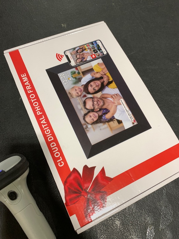 Photo 1 of Frameo 10.1 Inch Smart WiFi Digital Photo Frame,Digital Picture Frame Wi-Fi with 32GB Storage & SD Slot, Electronic Picture Frame IPS Touch Screen with Auto-Rotate, Frameo Digital Frame WiFi -White