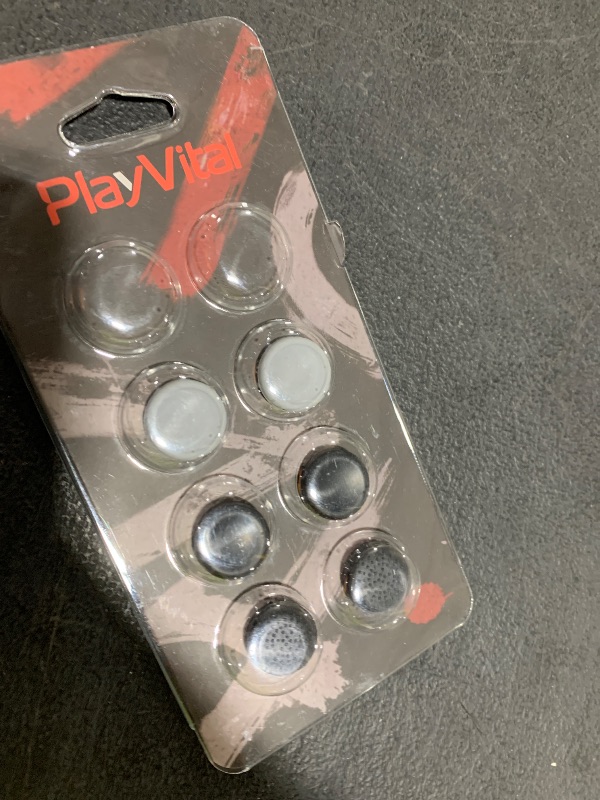 Photo 1 of PlayVital Thumb Grips for Nintendo Switch 2, 8-Pack Silicone Joystick Caps for Joycon 2 Accessories, Comfort Thumbstick Grip Covers - Black & Gray & Blue & Orange