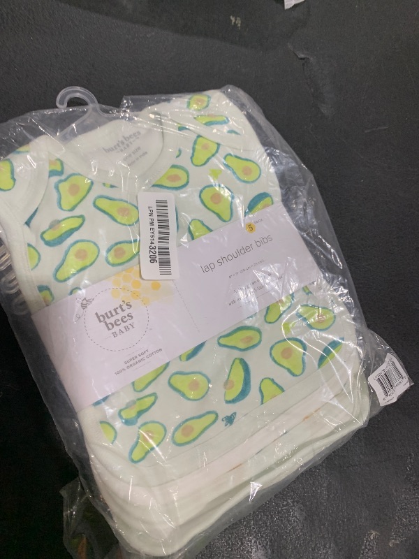 Photo 1 of Burt's Bees Baby baby girls Zip-up Footed Sleeper Pj & Set of Bibs Bundle, 100% Organic Cotton Gifting, Oranges Avocados Carrots, 12 Months US