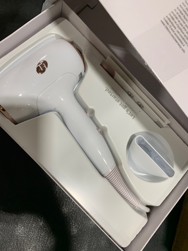 Photo 1 of T3 Fit Compact Hair Dryer, White/Rose Gold, 1 Count