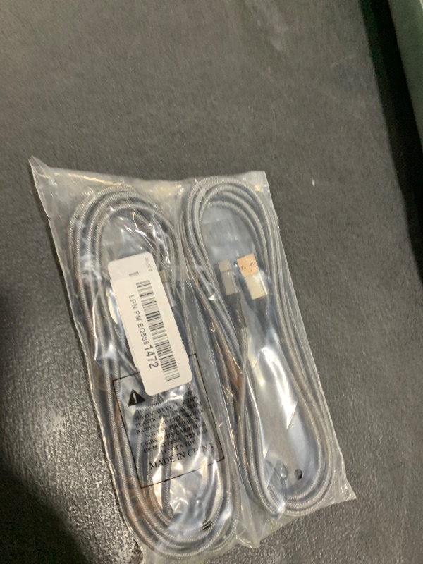 Photo 1 of Durcord USB C Cable, Upgarded 2Pack 10ft Fast USB Type C Charging Cable for Android/Phone/Pad/Laptop, Type C Charger Braided USB Cable Compatible withi Phone 16/15/Pro/Plus/Max/Sam.Sung-Silver