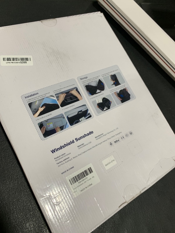 Photo 1 of 2025 Upgraded Zanch Car Front Windshield Sun Shade - Ultimate UV Protection & Heat Reduction|Innovative No Light Leakage Technology|Foldable Design for RV/Thor, 3X-Large(102'' x 51'')