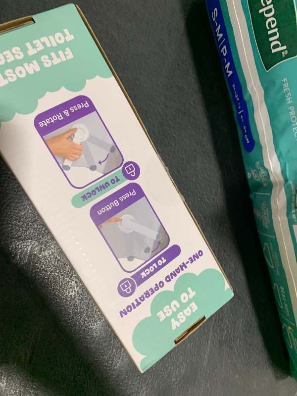 Photo 1 of Baby Toilet Lock by Wappa Baby - 9"L x 4"W - Ideal Baby Proof Toilet Lid Lock - No Tools Needed Easy Installation with 3M Adhesive - Top Safety Toilet Seat Lock - Fits Most Toilets - White (1 Pack)