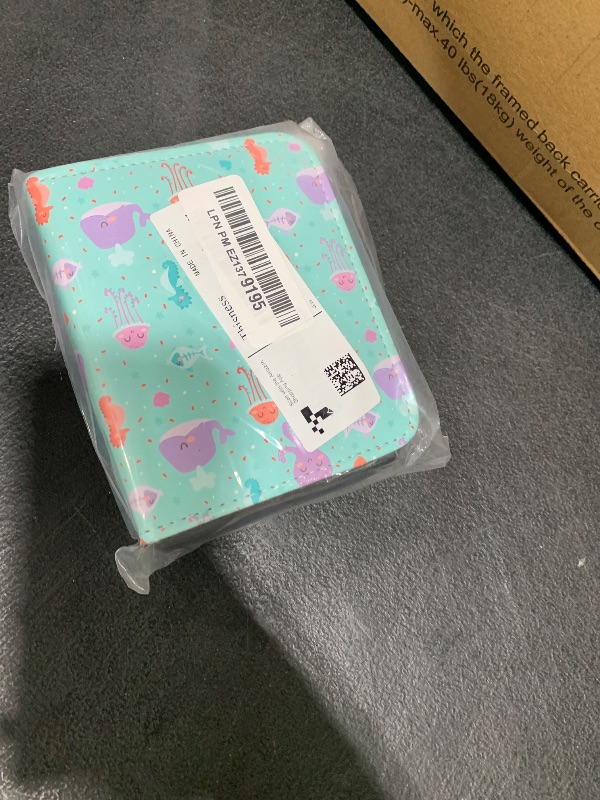Photo 1 of Card Holder for Yoto Cards 40 Cards Capacity Mini Card Case Organizer with Zipper Boys Girls Card Storage Binder for Yoto Player and Yoto Mini Cards, Green
