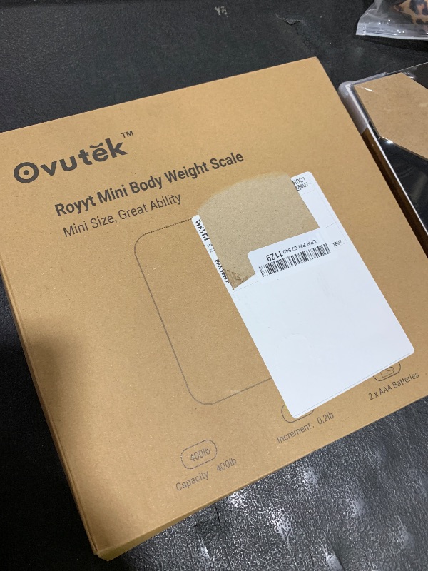 Photo 1 of Ovutek Bathroom Scale for Body Weight, Highly Accurate Digital Weighing Machine for People, Upgraded Batteries Included, Compact Size, LED Display, Physician Scale with Sturdy Tempered Glass, 400lb