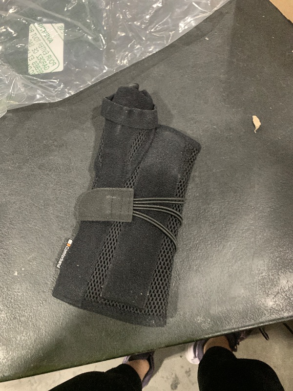 Photo 1 of OTC Wrist Brace, Adjustable Thumb Strap Support for Hand Pain Relief, Black (Left Hand), Medium