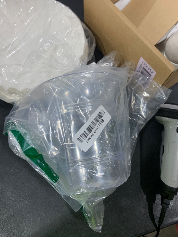 Photo 1 of Crystal Clear Plastic Ice Bucket - Reusable Ice Container & Beverage Cooler, Perfect Bar Accessory for Parties, Themed Events, Picnics & Everyday Home Use