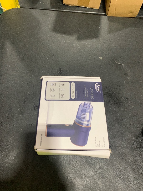 Photo 1 of KMM Handheld Car Vacuum Cleaner, 9000Pa Vacuum Cleaner and Air Duster, 120W High Power Hand Held Vacuum with LED Light and Multi-Nozzles for Car, Home, Office, Pet