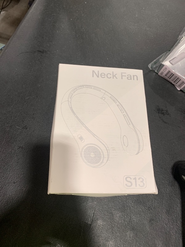 Photo 1 of Neck Fan, Portable Neck Fan with LED Display, 4000mAh, 360° Cooling, 3-Speed Adjustment & Whisper-Quiet Operation, Twistable, Rechargeable, Gift for Women Men, Outdoor Indoor as Travel Essential