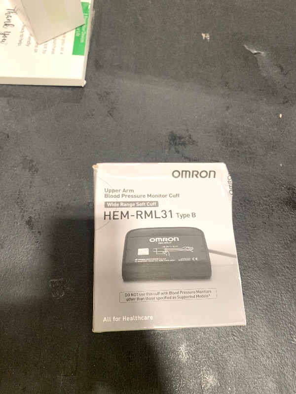 Photo 1 of Omron Blood Pressure Cuff HEM-RML31 for Omron BP Monitor 10 Series, 7 Series, 5 Series, 3 Series, BP742N, BP786, BP785N, BP761, BP710N, Large 9-17 Inches