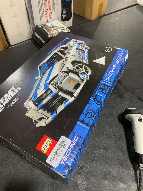 Photo 1 of LEGO Technic 2 Fast 2 Furious Nissan Skyline GT-R (R34) Car - DIY Kit and Building Set for Adults - Collectible Model Street Racer with Drift Function - Gift for Car Enthusiasts and Movie Fans - 42210