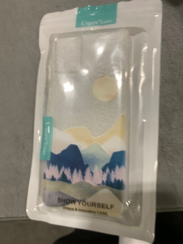 Photo 1 of Unov Case Compatible with Motorola Moto g Power 5G 2023 Clear with Design Soft TPU Shock Absorption Slim Embossed Pattern Protective Back Cover 6.5 inch (Sierra Mountains)
