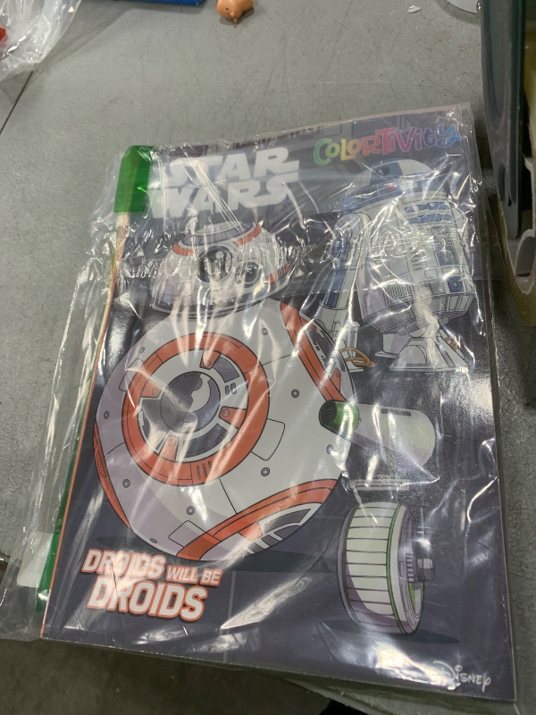 Photo 1 of Star Wars Coloring Books for Kids - Bundle with 2 Droids Coloring Book Feat. C3PO, R2D2, BB8 Plus Stickers
