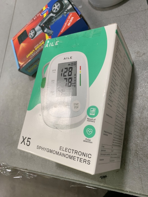 Photo 1 of Blood Pressure Monitor, AILE Blood Pressure Machine Upper Arm Large Cuff(8.7"-16.5"), High Automatic Blood Pressure Monitors Cuff for Home Use, (BP) Manual Arm Blood Pressure Monitors, 2 * 99 Memory