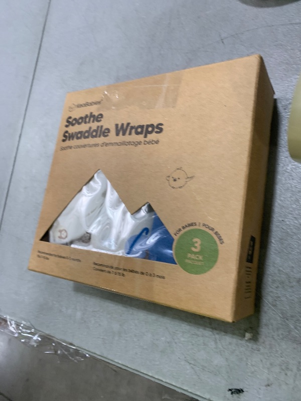 Photo 1 of 3-Pack Organic Baby Swaddle Sleep Sacks - Swaddles for Newborns, Infant 0-3 Months, Baby Girls, Boys, Soft & Snug Newborn Sleep Sack, Nursery Swaddling Blankets (Cosmo)