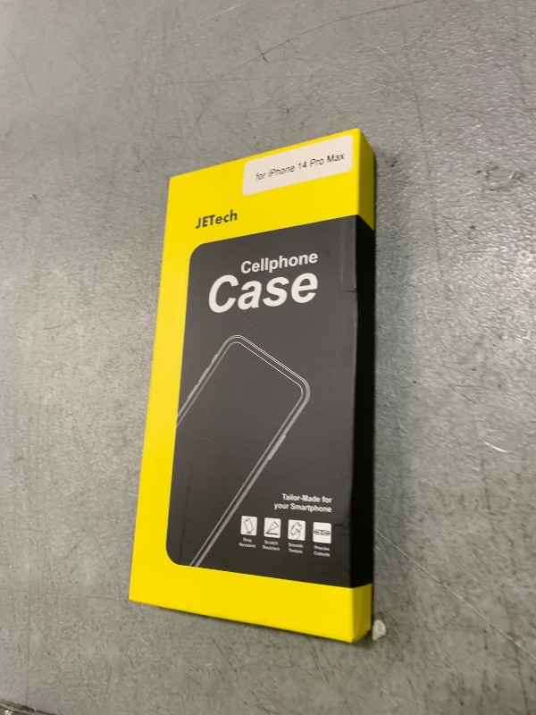 Photo 1 of JETech Case for iPhone 14 Pro Max 6.7-Inch, Non-Yellowing Shockproof Phone Bumper Cover, Anti-Scratch Clear Back (Clear)