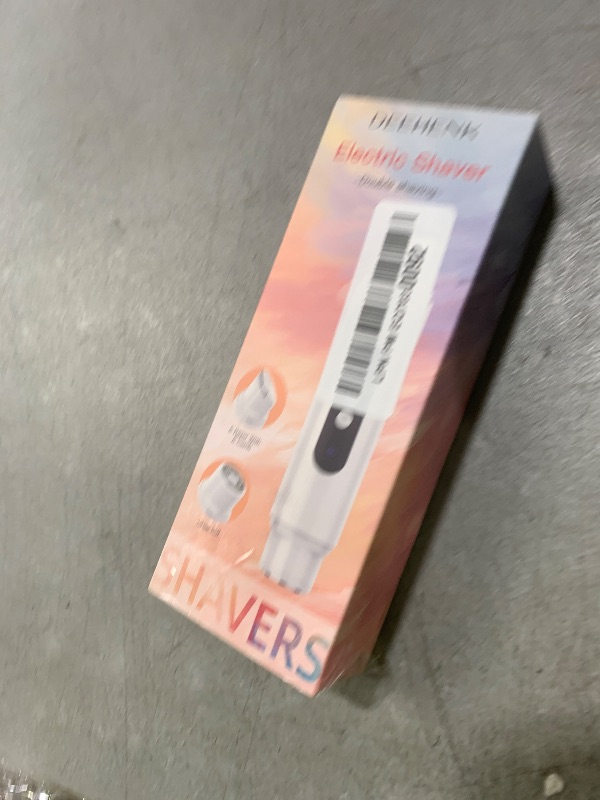 Photo 1 of Bikini Trimmer Razors Shaver for Women: DEEHENK 2-Speed Electric Razor for Pubic Hair Dual Head Shaver Women IPX7 Waterproof Rechargeable Lady Trimmer for Bikini Underarm Body Leg Face Pink