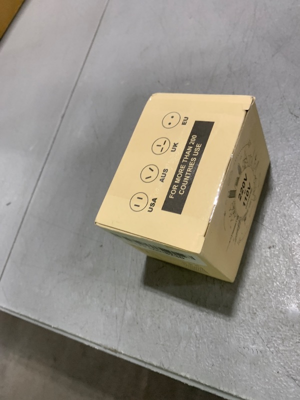 Photo 1 of Travelconverter Adapter Voltage Converter That Steps Down 230 Volts to 120 Volts for use in Over 200 Countries,Including The U.S., U.K., Europe, and Australia(White)