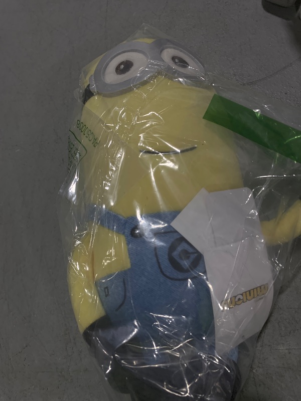 Photo 1 of MINISO 8" Minions Stuffed Animals Plush Toys (Bob), Cute Sleeping Bedding Stuffed Animals Kawaii Plushies Pillow for Kids Toddler Toys Boys Girls