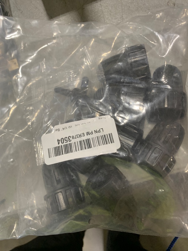 Photo 1 of JOYPRO 1/2 Inch Drip Irrigation Tubing Faucet Adapter, 8 Pack 3/4" to 1/2" Irrigation Hose Adapter, 3/4 Inch Faucet Connector Garden Hose Adapter for Drip Sprinkler Garden Irrigation System