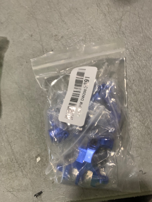 Photo 1 of HobbyPark Aluminum Steering Blocks Caster Blocks C-Hubs Stub Axle Carriers Left & Right with Ball Bearings Replace 6837 6832 1952 for Traxxas 1/10 Slash 4x4 Hop Parts (Navy Blue)