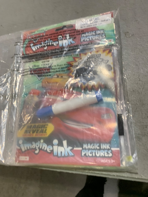 Photo 1 of Disney Cars Imagine Ink Coloring Book Set for Toddlers Kids - Bundle Includes Mess Free Coloring Book with Magic Invisible Ink Pen (No Mess Art)