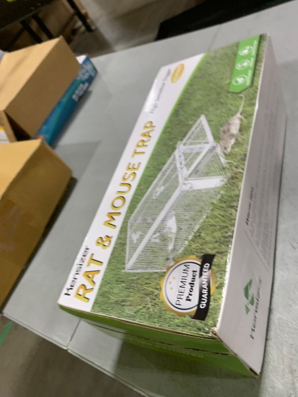 Photo 1 of Kensizer Humane Rat Trap, Chipmunk Rodent Trap That Work for Indoor and Outdoor Small Animal - Mouse Voles Hamsters Live Cage Catch and Release 1-Pack