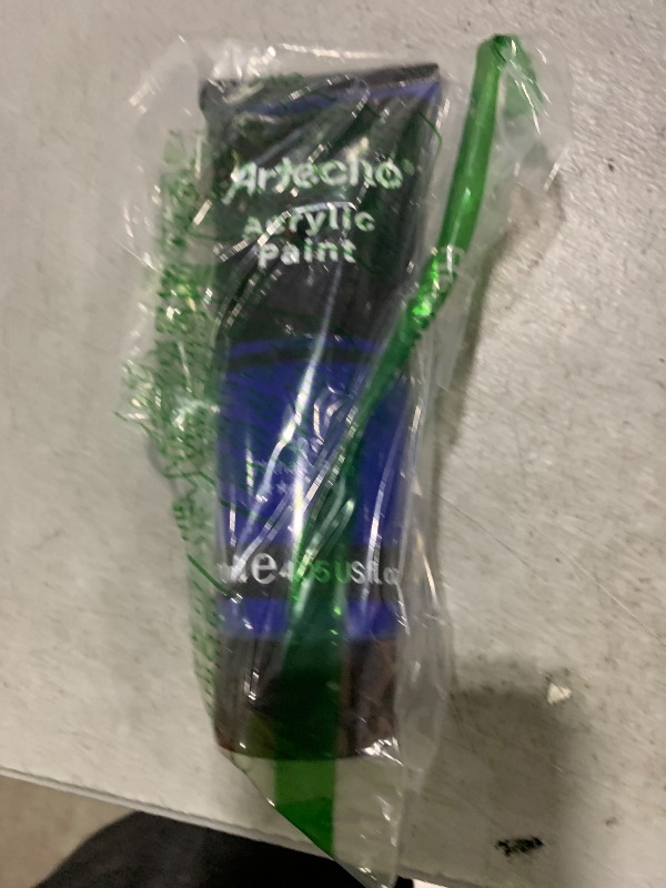 Photo 1 of Artecho Blue Acrylic Paint, Phthalo Blue Paint (120ml / 4.05oz) Tubes, Art Craft Paints for Canvas, Rock, Stone, Wood, Fabric, Art Supplies