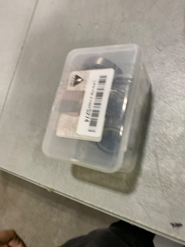 Photo 1 of 2 Set Fits for 1'' Axles Trailer Wheel Hub Bearings Kit, L44643/L44610,1.000" ID, 1.980" OD, 0.580" Width?12192TB Seal OD 1.980'',Dust Cover and Cotter Pin.