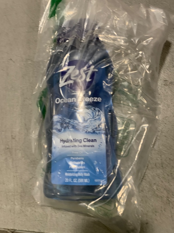 Photo 1 of Zest Body Wash - Enriched with Sea Minerals - Invigorating Scent - Hydrating Body Soap - Suitable for All Skin Types - Ocean Breeze - 18 oz