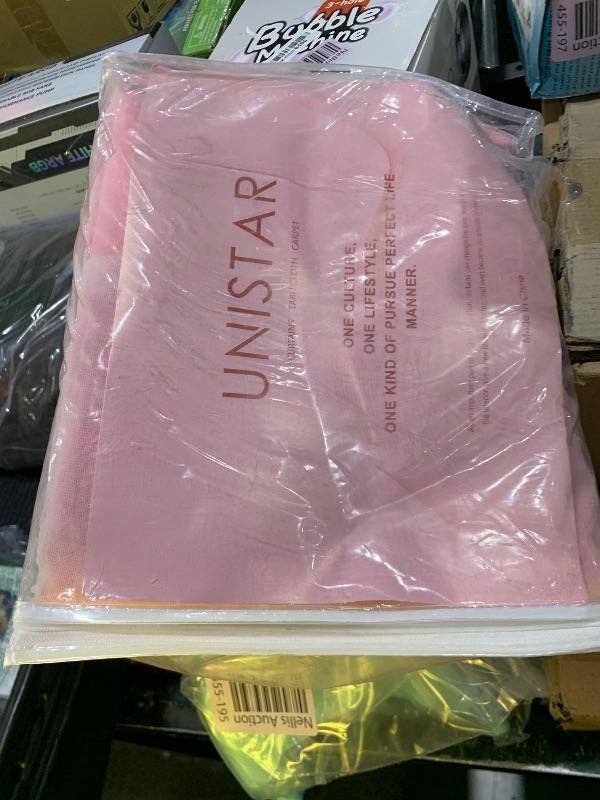Photo 1 of UNISTAR 2 Panels Stars Blackout Curtains for Bedroom Girls Kids Baby Window Curtain Double Layer Star Cut Out Aesthetic Living Room Decor Wall Home Decorations Curtain,W52 x L84 Inches,Pink