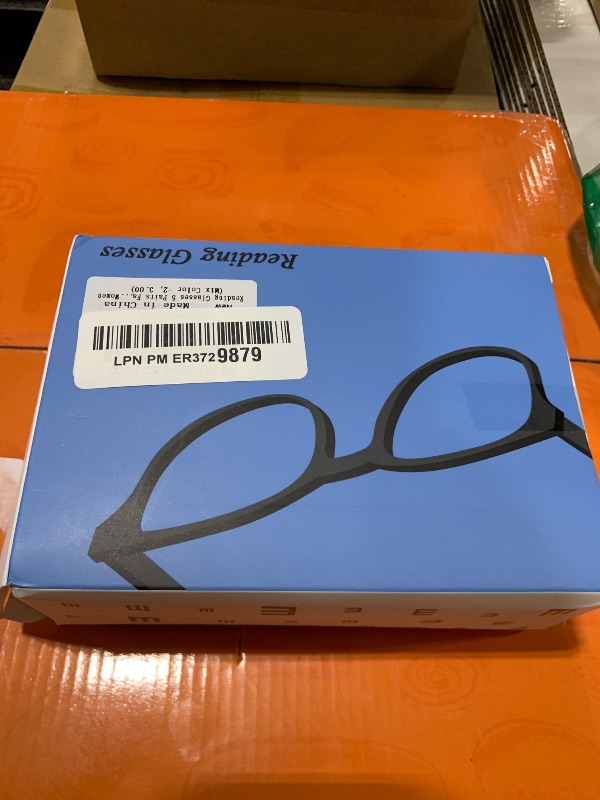 Photo 1 of Kerecsen Reading Glasses 5 Pairs Fashion Ladies Readers Spring Hinge with Pattern Print Eyeglasses for Women (Mix Color -2, 3.00)