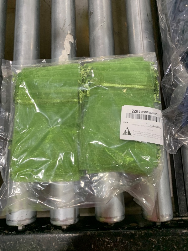 Photo 1 of Shintop 100Pcs Fruit Protection Bags, 4x6 Inch Green Strawberry Netting Cover Drawstring Mesh Bags Pest Barrier for Blueberry Small Fruit