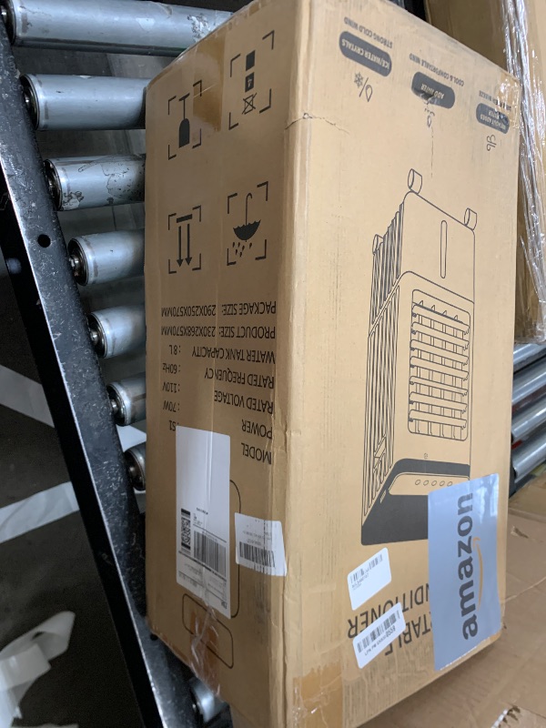 Photo 1 of Portable Air Conditioners, 2025 Upgraded 3-in-1 Portable AC with 4 Ice Packs, Swamp Cooler Air Conditioner Fast Cooling, 3 Speeds, 7H Timer, Air Conditioner for Bedroom, Office, Kitchen