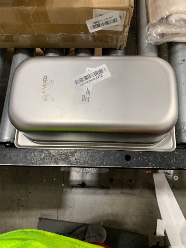 Photo 1 of Winco 1/3 Size 4" Deep Metal Food Pan/Steam Table Pan, Anti-Jam, 24 Gauge