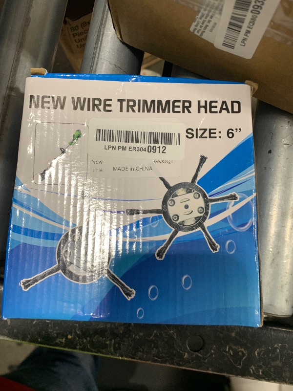 Photo 1 of HAJIFGH Steel Wire Grass Trimmer Head, 6 Inches Universal Wire Weed Trimmer Head Metal Weed Eater Blade Unbreakable Steel Wire Grass Trimmer Head