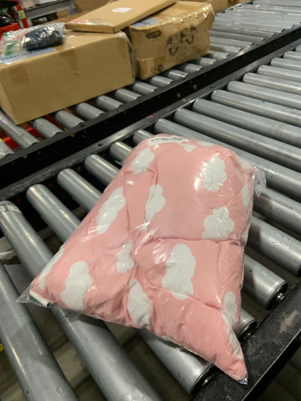 Photo 1 of Toddler Pillow for Sleeping, Kid Pillow 14" x 19" for Small Travel Bed, Nap Pillows, Soft & Skin-Friendly Small Pillows for Sleeping, Toddler Use Only, Age 2 to 5 (Pink Cloud)