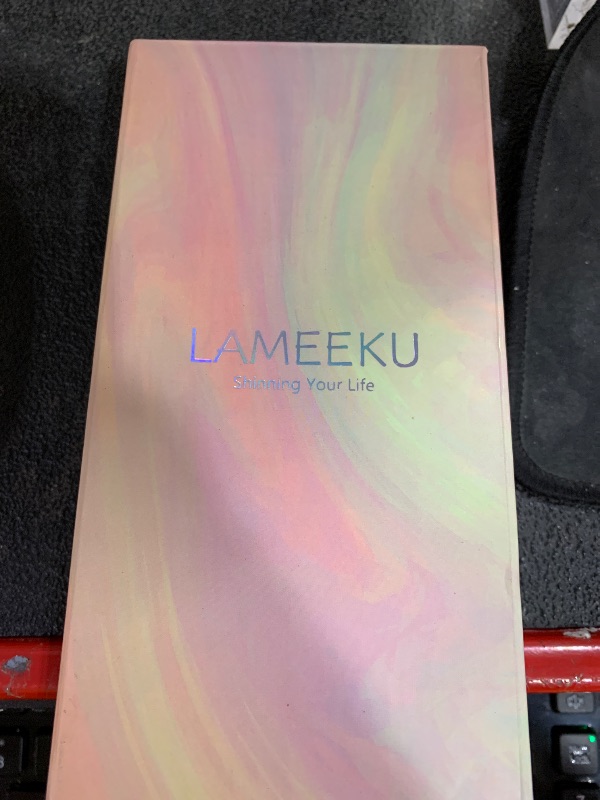 Photo 1 of LAMEEKU Crossbody Phone Case for iPhone 15 Pro Max, Zipper Card Holder, RFID Blocking Chain Strap Cover for Women 6.7" Beige