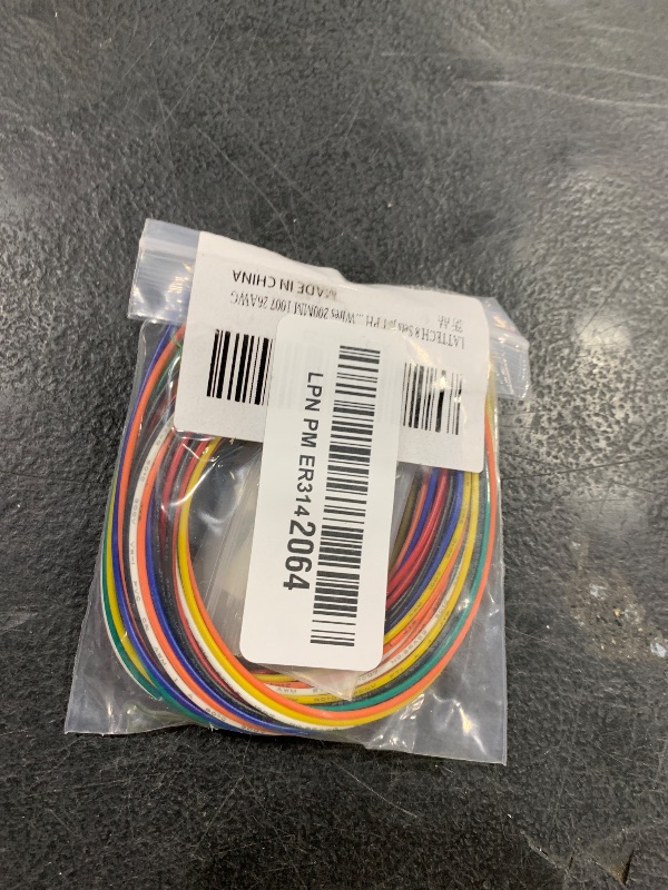 Photo 1 of LATTECH 8 Sets JST PH 2.0MM 7 Pin Female Single Connector with Flat Wires 200MM 1007 26AWG