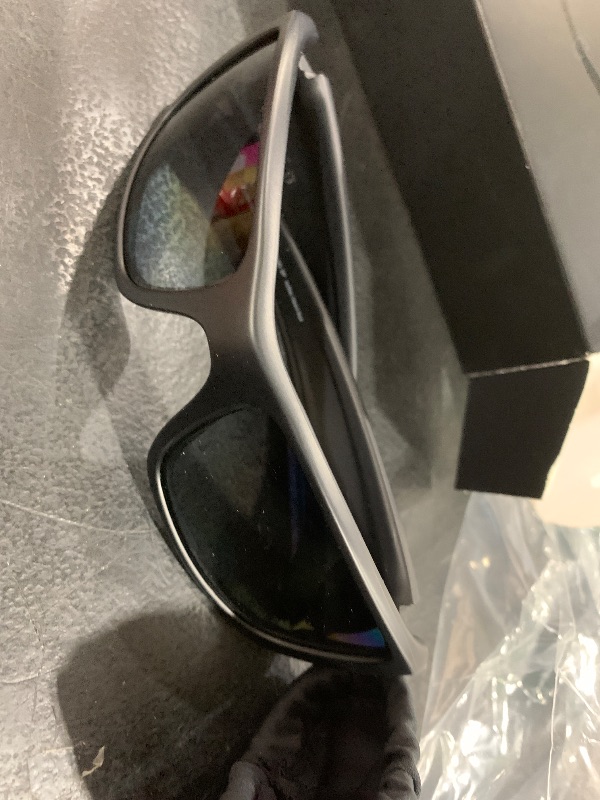 Photo 1 of Oakley Men's OO9096 Fuel Cell Rectangular Sunglasses, Matte Black/Grey Polarized, 60 mm