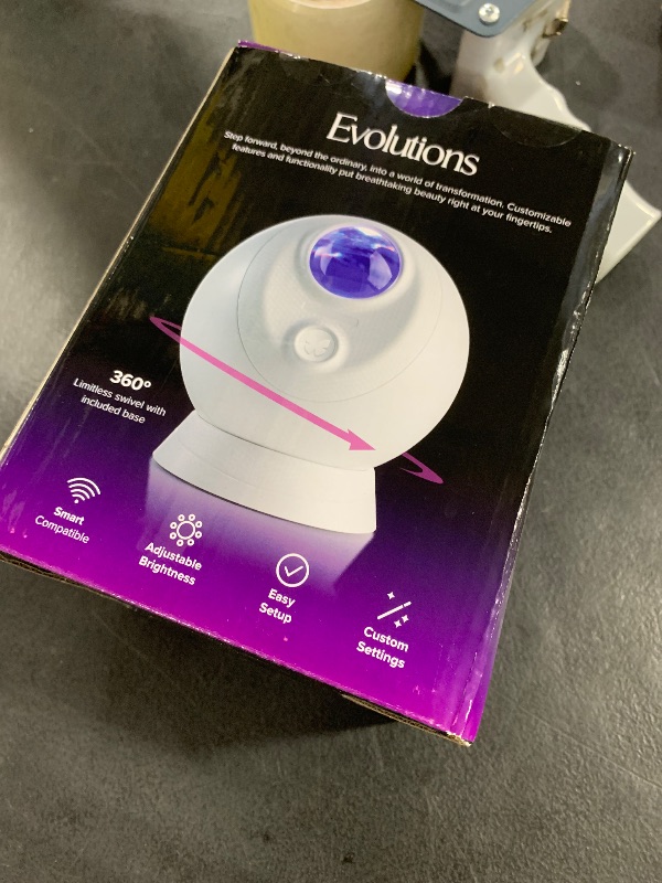 Photo 1 of BlissLights Sky Lite Evolve LED Galaxy Cloud Projector, WI-FI, Night Light Ambiance Sky-Cloud-RCWB